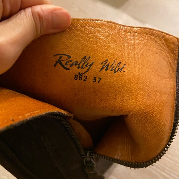 ASO Kate Middleton. Really Wild Brown Suede Spanish Boots Size 37 - Picture 8 of 10